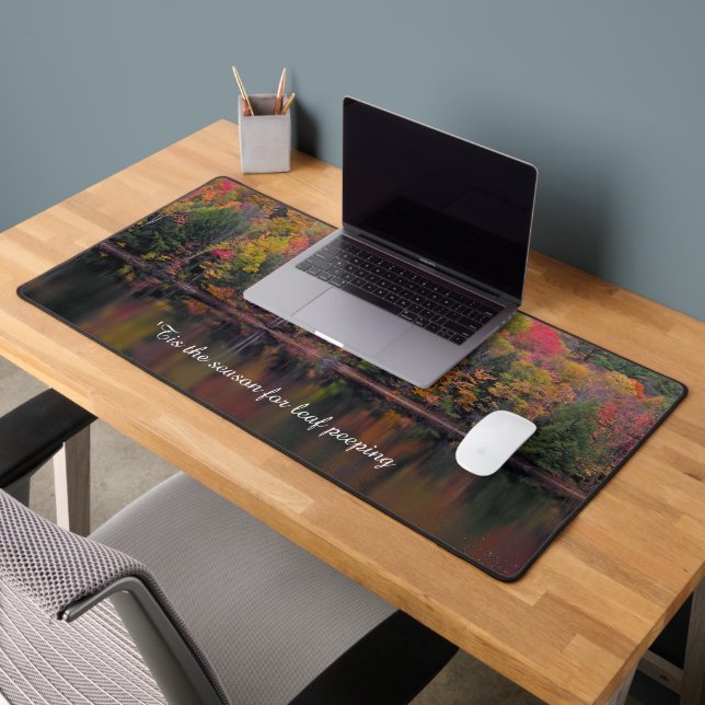 Autumn Leaves Fall Colour Scene Desk Mat (Office 2)