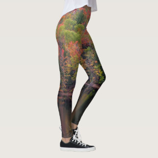 Autumn Leaves Fall Colour Scene Women's Leggings