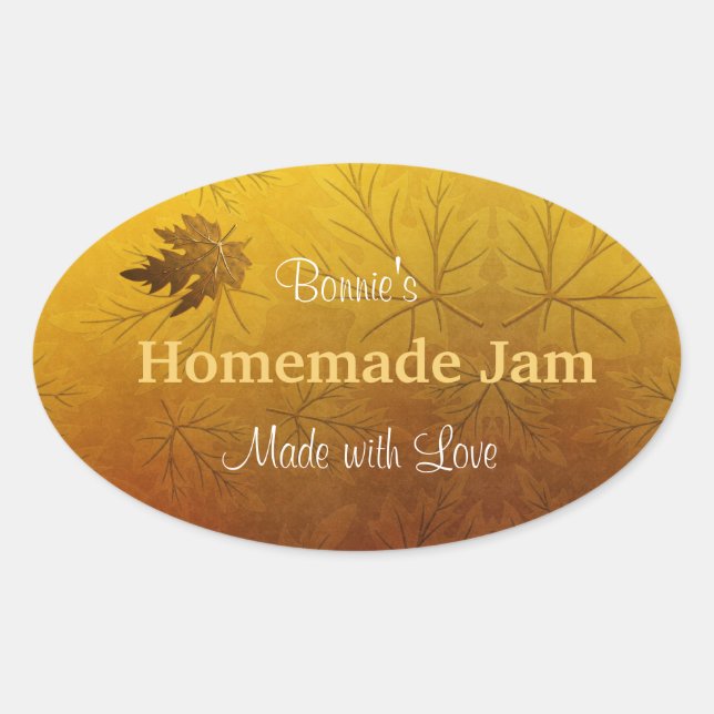 Autumn Leaves Fall Label (Front)