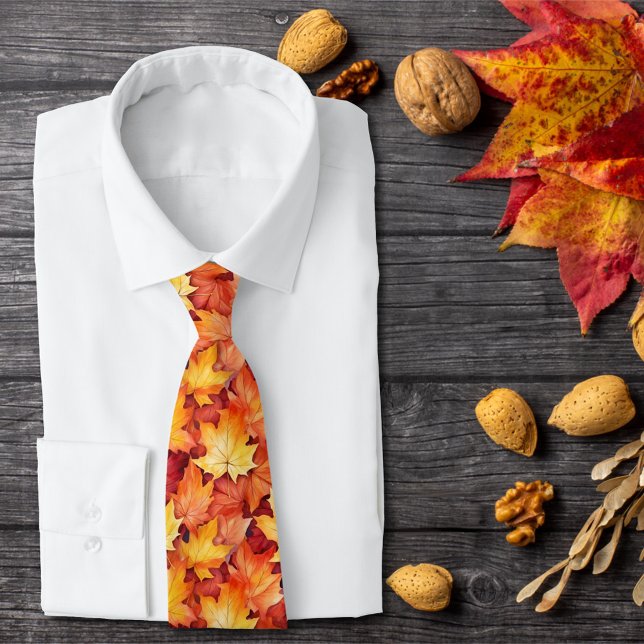 Autumn Leaves. Fall Leaves, Colourful Leaves Tie (Creator Uploaded)