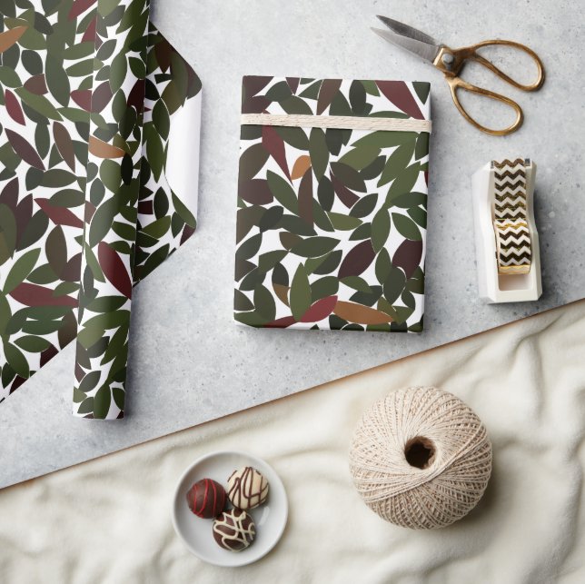 Autumn Leaves Fall Nature Wrapping Paper (Crafts)