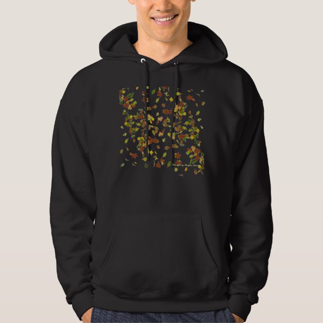 AUTUMN LEAVES, FALL STYLE HOODIE (Front)