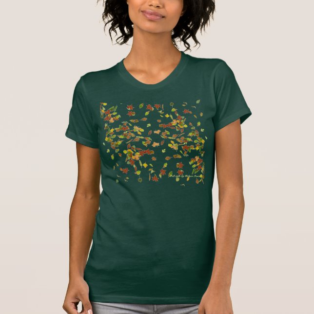 AUTUMN LEAVES, FALL STYLE T-Shirt (Front)