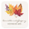 Autumn Leaves Fall Wedding Stickers