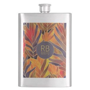 Autumn Leaves Flask