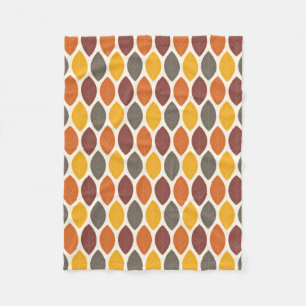 Autumn Leaves Fleece Blanket