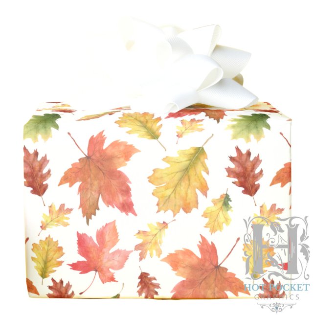 Autumn Leaves Gift Wrapping Paper (Creator Uploaded)