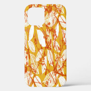 Autumn Leaves: Golden Vintage Repeat iPhone 12 Case