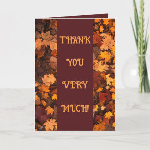 Autumn Leaves Greeting Card