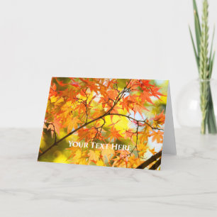 Autumn Leaves [Greeting Card] Card