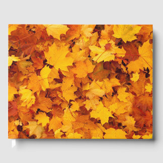 Autumn Leaves Guest Book