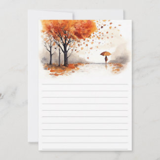 Autumn Leaves Hardcover Notebook | Fall Forest Jou Invitation