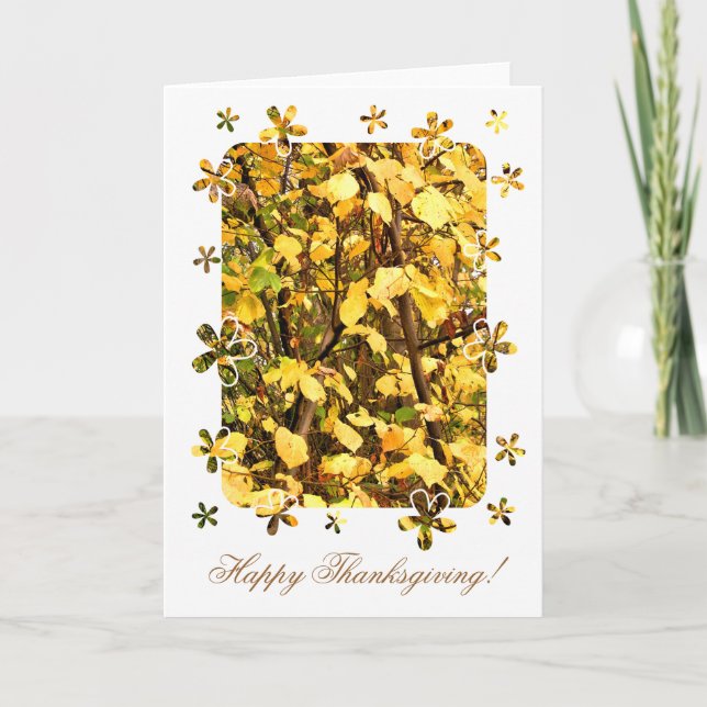 AUTUMN LEAVES HOLIDAY CARD (Front)