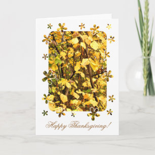 AUTUMN LEAVES HOLIDAY CARD