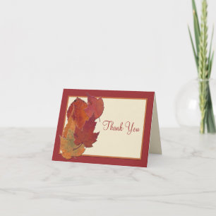 Autumn Leaves II Thank You Card