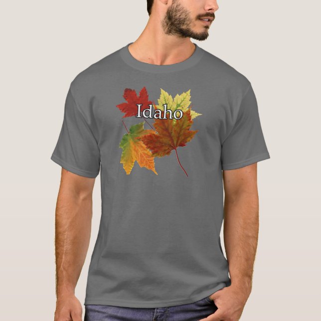 AUTUMN LEAVES IN IDAHO T-Shirt (Front)