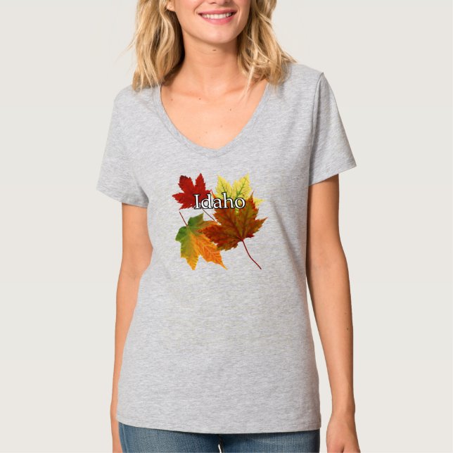 AUTUMN LEAVES IN IDAHO T-Shirt (Front)