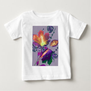 Autumn Leaves in Lilac Baby T-Shirt