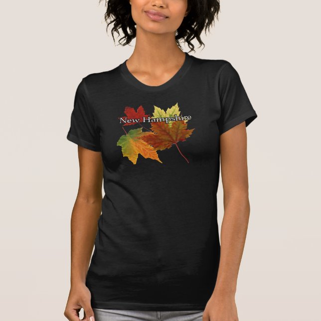 AUTUMN LEAVES IN NEW HAMPSHIRE T-Shirt (Front)
