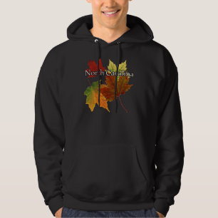 AUTUMN LEAVES IN NORTH CAROLINA HOODIE