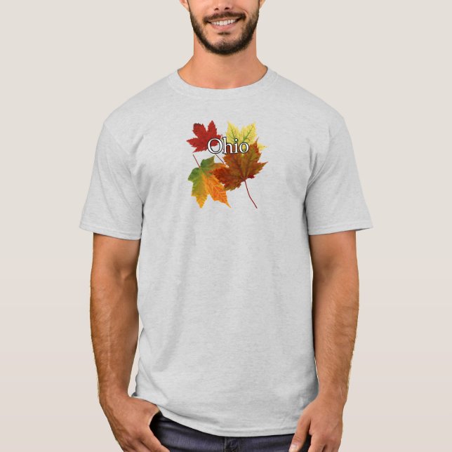 Autumn Leaves in Ohio T-Shirt (Front)