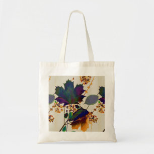 Autumn Leaves in Royal Colours Tote Bag