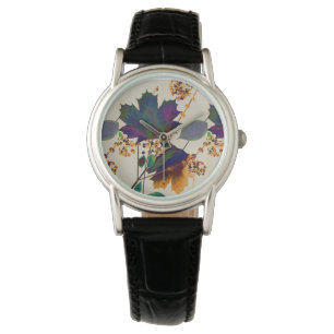 Autumn Leaves in Royal Colours Watch