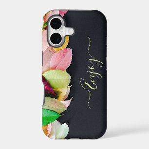 Autumn leaves isolated iphone cases