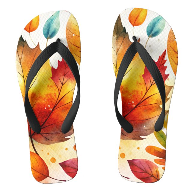 Autumn Leaves Jandals (Footbed)