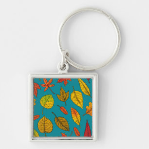 Autumn leaves key ring