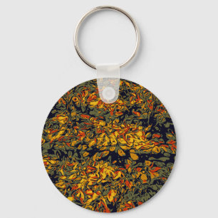 Autumn leaves key ring