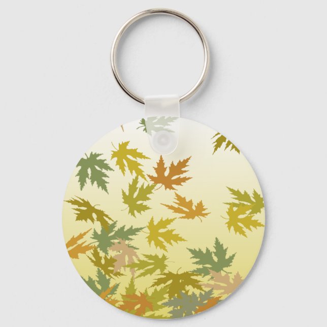 Autumn Leaves Key Ring (Front)