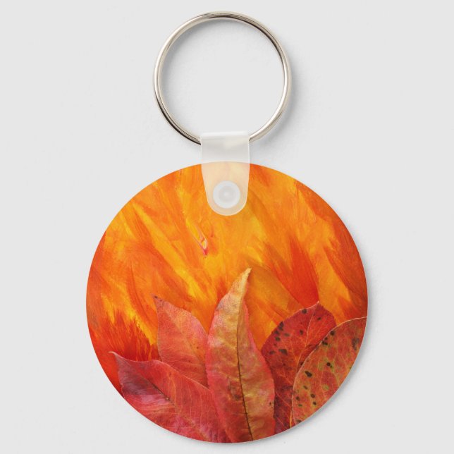 Autumn Leaves Keychain (Front)