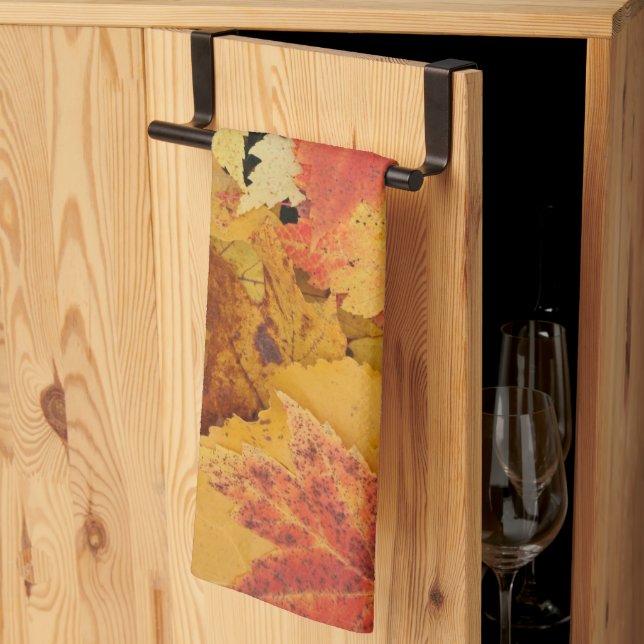Autumn Leaves Kitchen Towels (Thirds Fold)
