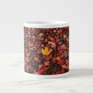 Autumn leaves large coffee mug