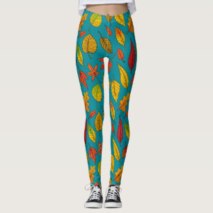 Autumn leaves leggings