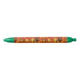 Autumn Leaves & Little Doxies Writing Pen