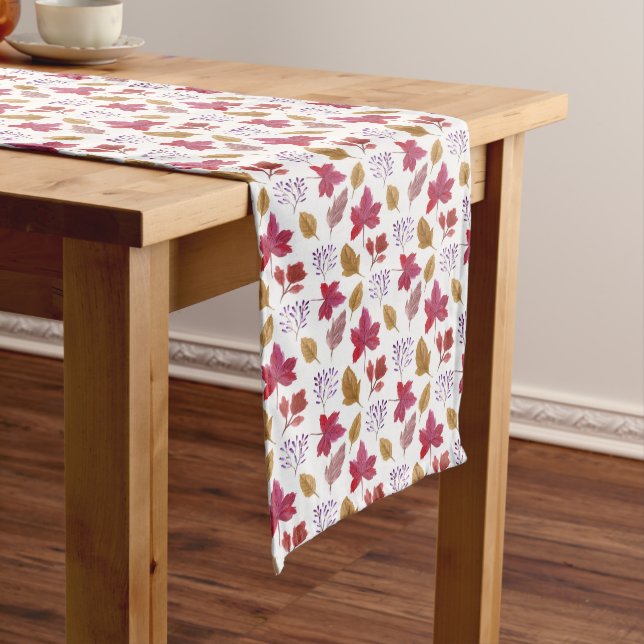 Autumn Leaves Long Table Runner (In Situ)