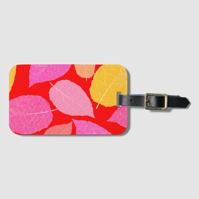 Autumn leaves . luggage tag (Front Horizontal)