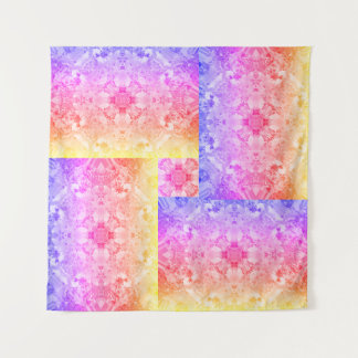 Autumn Leaves Mandala Art Hippie Tapestry Weave 