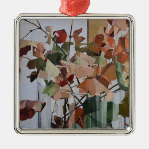 Autumn Leaves Metal Tree Decoration