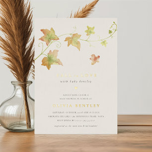 Autumn Leaves Modern Fall Baby Shower