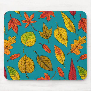 Autumn leaves mouse pad