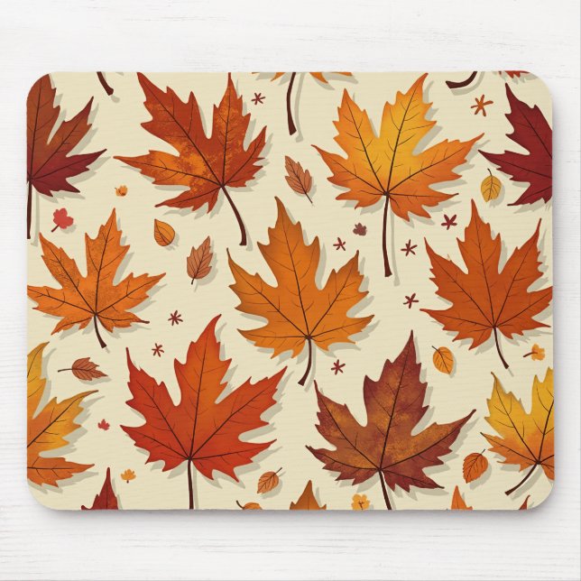 Autumn leaves Mousepad (Front)
