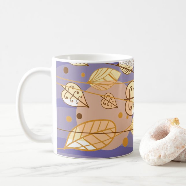 Autumn Leaves Mug (With Donut)