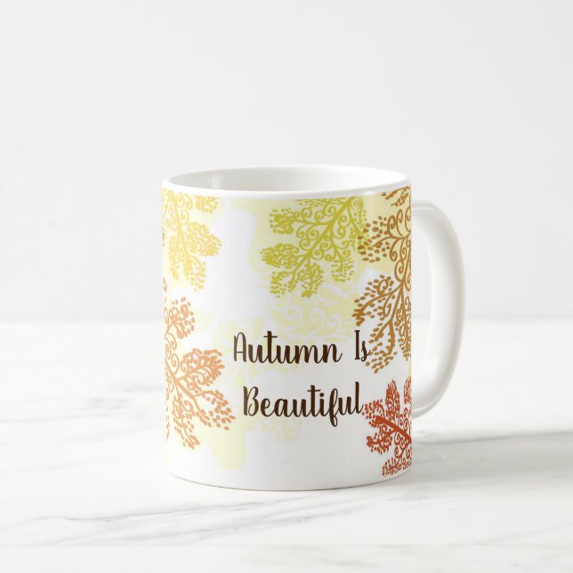 Autumn Leaves Mug (Front Right)
