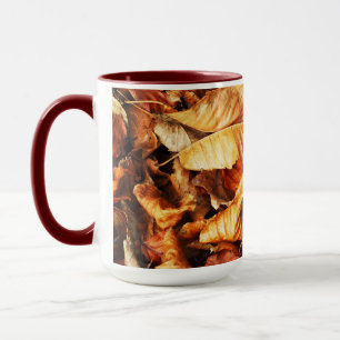 Autumn leaves mug