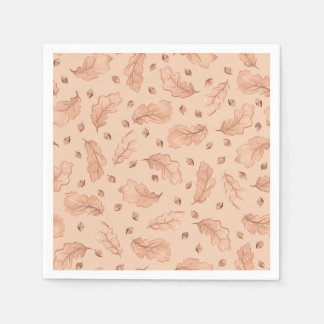 Autumn leaves napkin