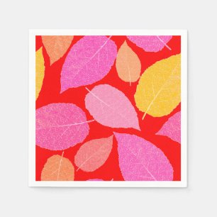 Autumn leaves . napkin
