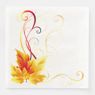 Autumn Leaves Napkins